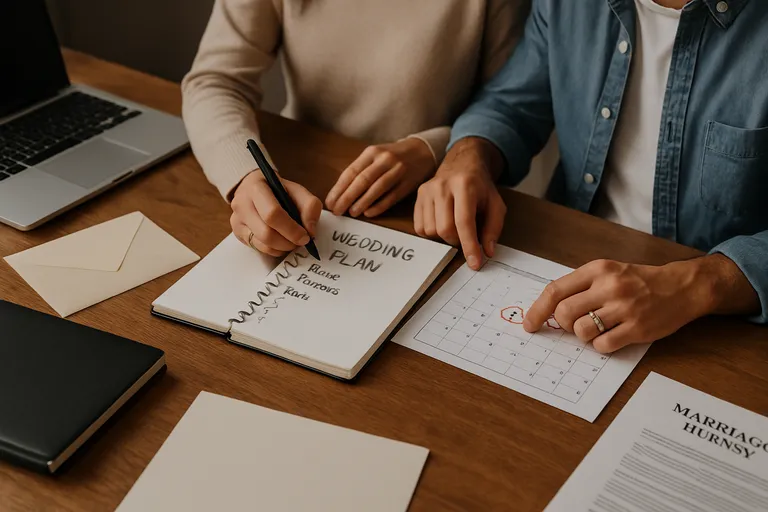 Stappenplan voor een soepel huwelijk
