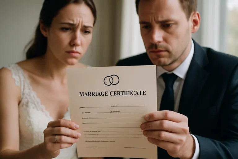 Wat betekent niet registreren van je buitenlandse huwelijk