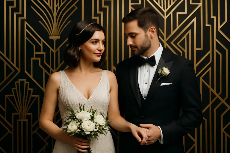 Wat is een deco wedding (art deco bruiloft)