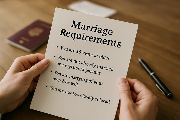 Wettelijke voorwaarden en documenten