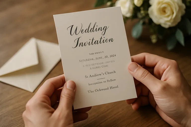 Etiquette voor uitnodiging en ceremonie