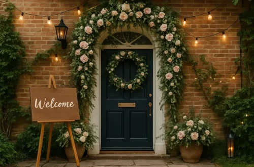 Maak van je voordeur een romantische entree voor jullie bruiloft