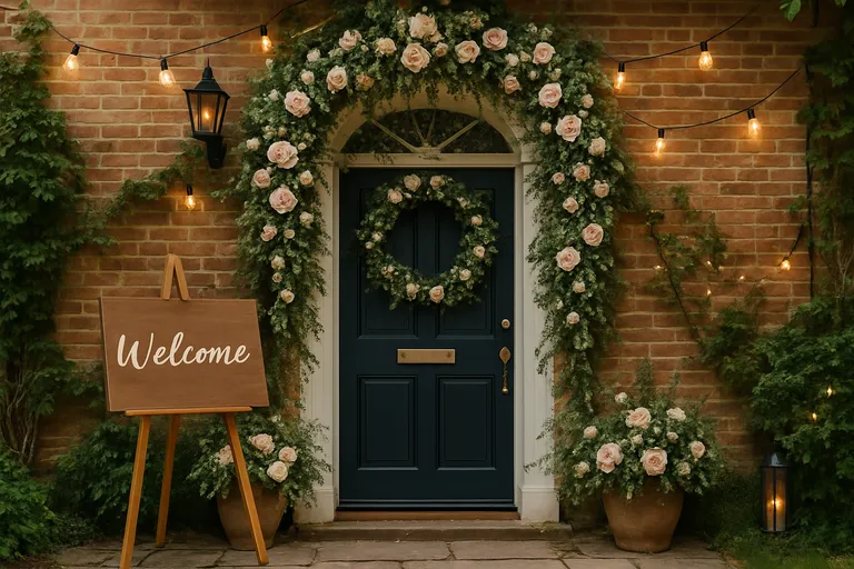 Maak van je voordeur een romantische entree voor jullie bruiloft
