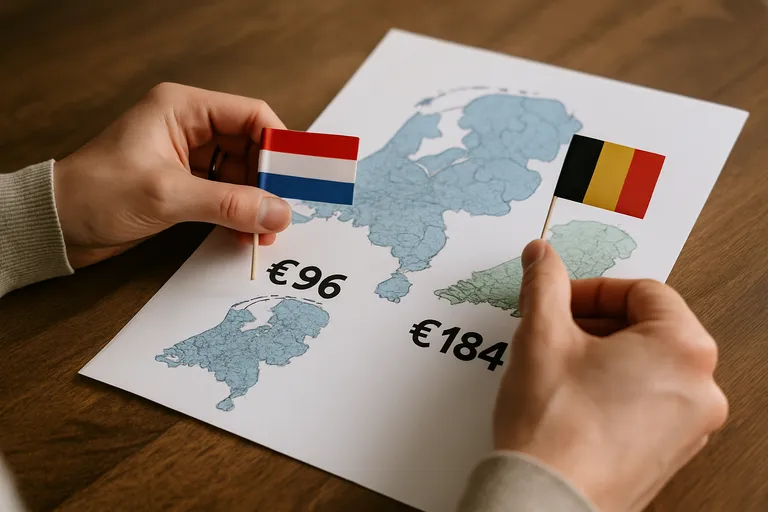 Verschillen per gemeente en land