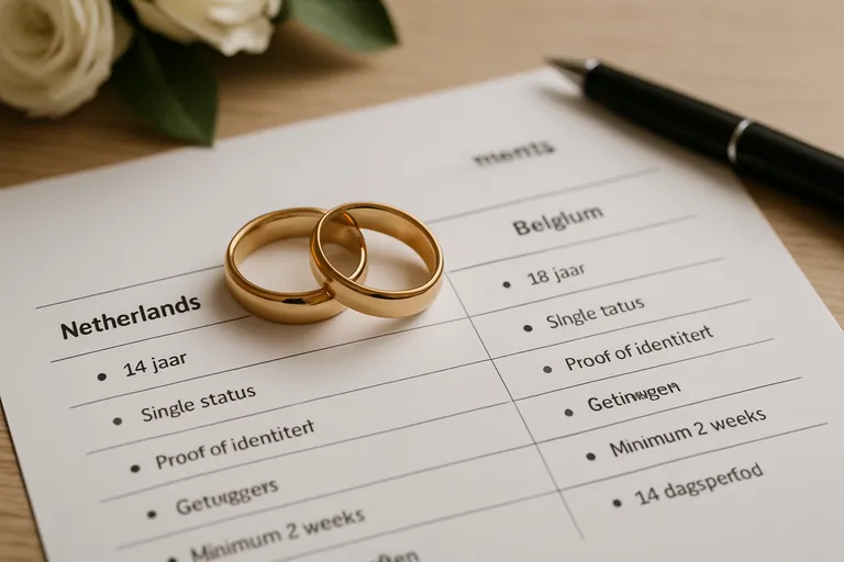 Voorwaarden en documenten (NL en België)