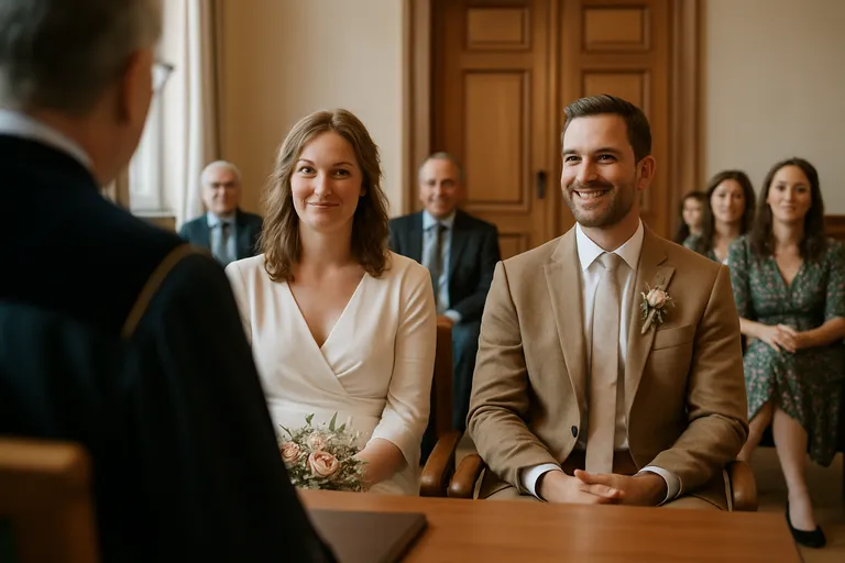 Wat houdt trouwen in het gemeentehuis in?