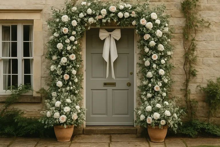 Zo versier je de voordeur voor je bruiloft
