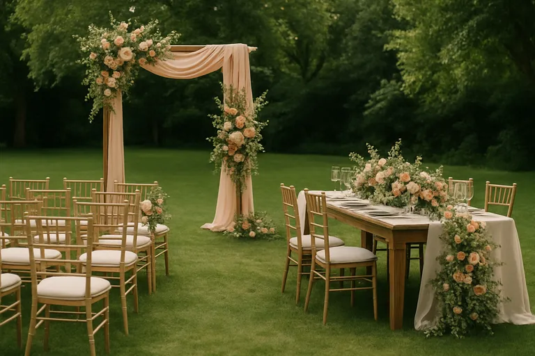 Essentiële onderdelen van de bruiloft aankleding